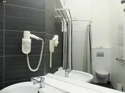 Ein Badezimmer in der Unterkunft Goldmarie