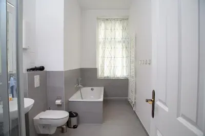 Ein Badezimmer in der Unterkunft Pandoras home