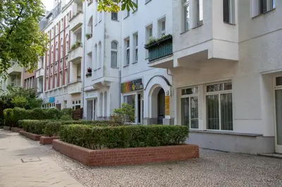 Das Gebäude in dem sich die Ferienwohnung befindet