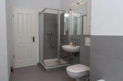 Ein Badezimmer in der Unterkunft Pandoras home