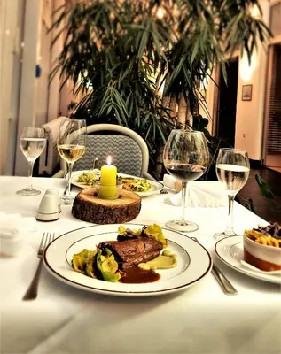 Essen im Hotel oder in der Nähe