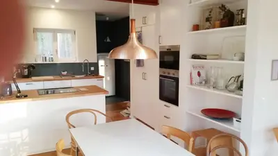 Küche/Küchenzeile in der Unterkunft Ferienhaus Bindow