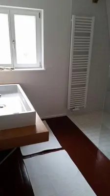 Ein Bett oder Betten in einem Zimmer der Unterkunft Ferienhaus Bindow