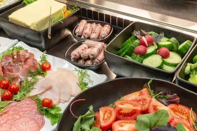 Essen im Hotel oder in der Nähe