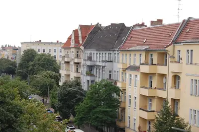 Das Gebäude in dem sich die Ferienwohnung befindet