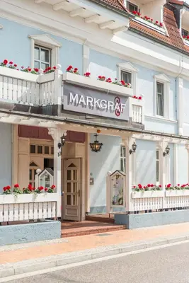 Das Gebäude in dem sich das Hotel befindet