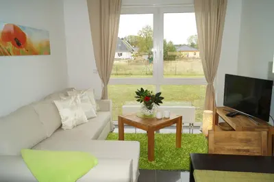 TV/Unterhaltungsangebot in der Unterkunft Apartment zum Strand