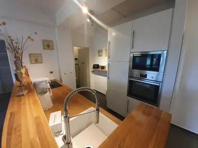 Küche/Küchenzeile in der Unterkunft Apartment zum Strand