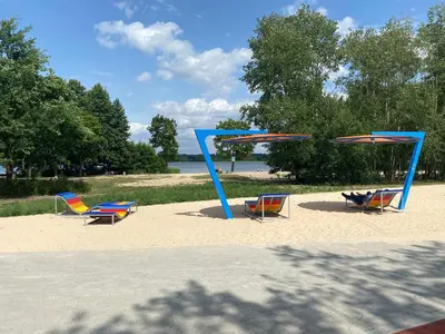 Ein Kinderspielbereich in der Unterkunft Ferienhaus Schmidt
