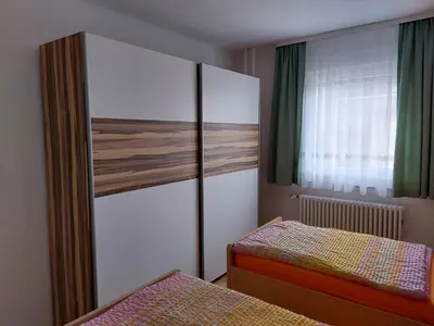 Ein Bett oder Betten in einem Zimmer der Unterkunft Ferienwohnung-Havelsee