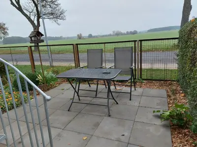 Ein Balkon oder eine Terrasse in der Unterkunft Ferienwohnung-Havelsee