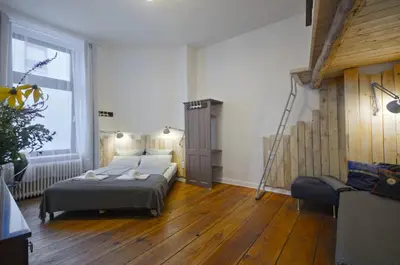 Ein Bett oder Betten in einem Zimmer der Unterkunft Ground Floor Apartment LAL