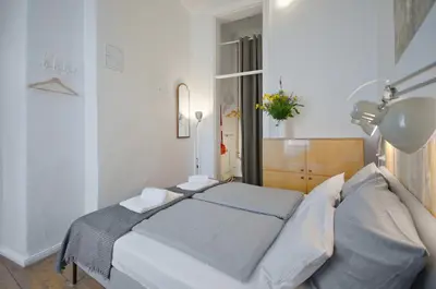 Ein Bett oder Betten in einem Zimmer der Unterkunft Ground Floor Apartment LAL