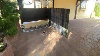 Ein Balkon oder eine Terrasse in der Unterkunft Ferienwohnung Auszeit Bad Belzig Näthe