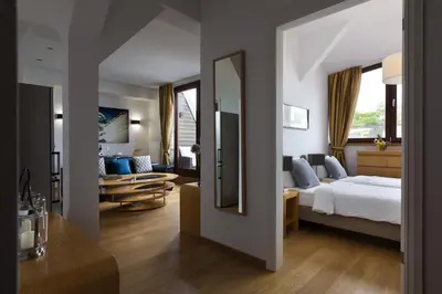Ein Bett oder Betten in einem Zimmer der Unterkunft Luxoise Apartments