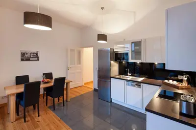 Küche/Küchenzeile in der Unterkunft Luxoise Apartments