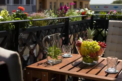 Ein Garten an der Unterkunft Luxoise Apartments
