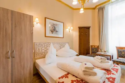 Ein Bett oder Betten in einem Zimmer der Unterkunft Arbio I Parlamento Rooms near Schonhauser Allee
