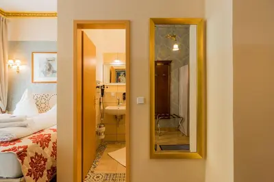 Ein Bett oder Betten in einem Zimmer der Unterkunft Arbio I Parlamento Rooms near Schonhauser Allee