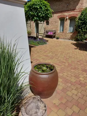 Ein Garten an der Unterkunft Villa Veda