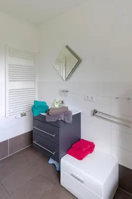 Ein Bett oder Betten in einem Zimmer der Unterkunft Pension am See