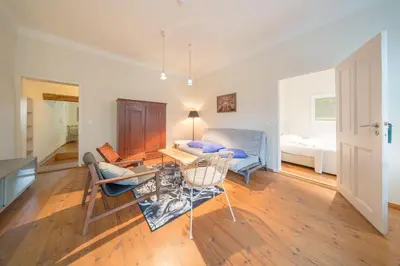 Ein Sitzbereich in der Unterkunft Design Apartments - 