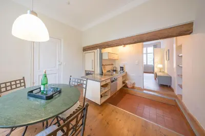 Küche/Küchenzeile in der Unterkunft Design Apartments - 