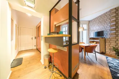 Ein Sitzbereich in der Unterkunft Design Apartments - 