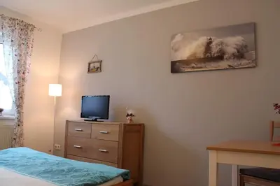 TV/Unterhaltungsangebot in der Unterkunft Ferienappartement am See II im Biospharenreservat Schorfheide
