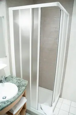 Ein Badezimmer in der Unterkunft Hotel 
