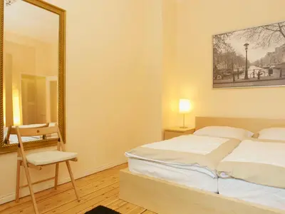 Ein Bett oder Betten in einem Zimmer der Unterkunft BearlinCity Apartments - City Center West