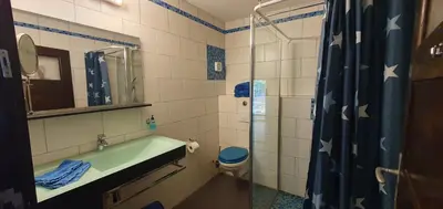 Ein Badezimmer in der Unterkunft Ferienwohnungen 3 Birken