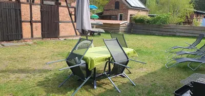 Ein Garten an der Unterkunft Ferienwohnungen 3 Birken