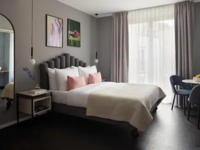 Ein Bett oder Betten in einem Zimmer der Unterkunft Numa Berlin Boxer