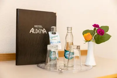 Getränke in der Unterkunft Hotel Albena - garni Hotel