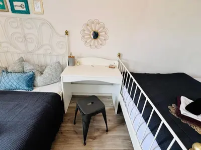 Ein Bett oder Betten in einem Zimmer der Unterkunft Golden Loft Berlin