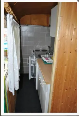 Küche/Küchenzeile in der Unterkunft Mobile-Home