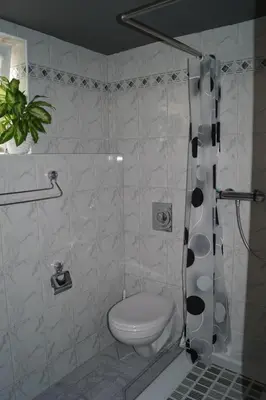 Ein Badezimmer in der Unterkunft Ferienwohnung Rehagen Süd