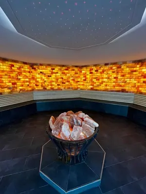 Ein Sitzbereich in der Unterkunft Havellandhalle Resort - Hotel, Sport und Wellness