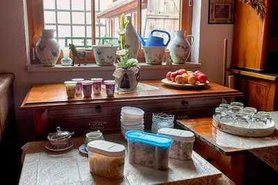 Essen in der Pension oder in der Nähe