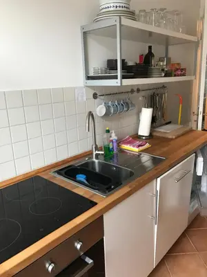 Küche/Küchenzeile in der Unterkunft Berlin Prenzlauer Berg