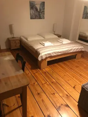 Ein Bett oder Betten in einem Zimmer der Unterkunft Berlin Prenzlauer Berg
