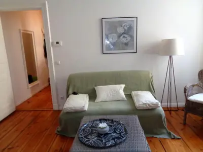 Ein Sitzbereich in der Unterkunft Berlin Prenzlauer Berg