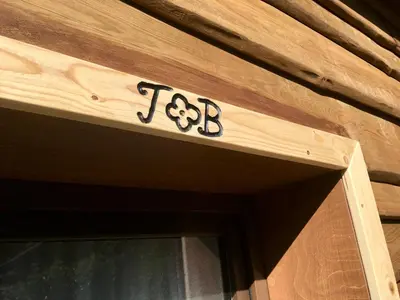 Grundriss der Unterkunft Holzhaus Trollblümchen am Wald und See