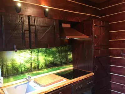 Grundriss der Unterkunft Holzhaus Trollblümchen am Wald und See