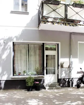 Das Gebäude in dem sich die Ferienwohnung befindet