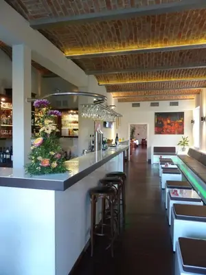 Ein Restaurant oder anderes Speiselokal in der Unterkunft Hotel Vierseithof Luckenwalde