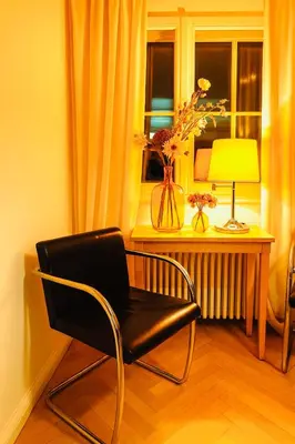 Ein Sitzbereich in der Unterkunft Hotel Vierseithof Luckenwalde