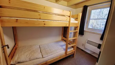 Ein Bett oder Betten in einem Zimmer der Unterkunft Schlosspark Bad Saarow
