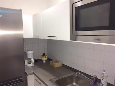Küche/Küchenzeile in der Unterkunft BNB near Brandenburg Gate - Rooms & Apartments